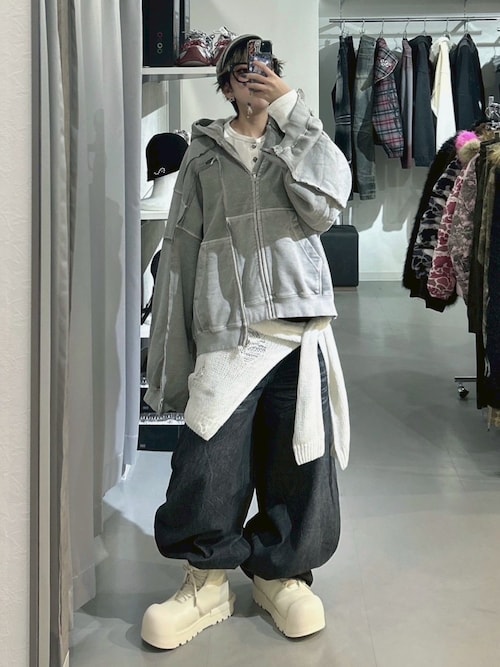 Rosen Kreuz】LOOSE MESH KNIT / 【ローゼンクロイツ】ルーズダメージ 