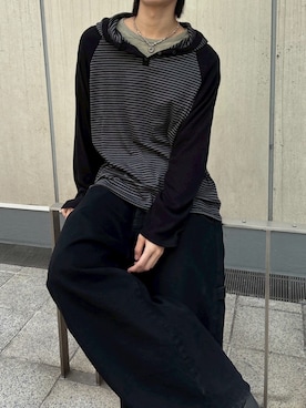 Never mind the XU / Chikashitsu+さん(メンズ・179cm)の春コーディネート