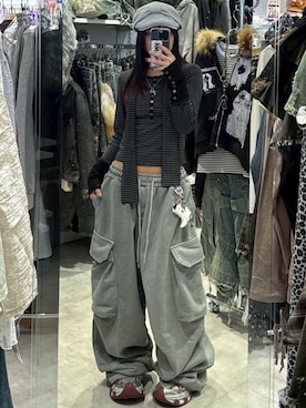 「アイテム（財布/小物）」を使った、Never mind the XU / Chikashitsu+さん（レディース・153cm）の秋コーディネート