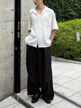 「メンズファッション」｜Never mind the XU / Chikashitsu+さん（メンズ・178cm）の秋コーディネート