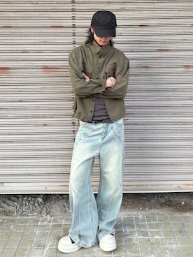 Never mind the XU / Chikashitsu+さん（メンズ・178cm）の秋コーディネート