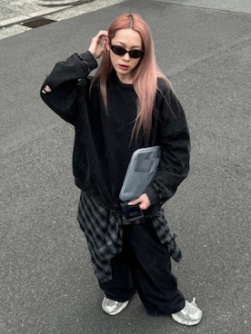 Never mind the XU / Chikashitsu+さん（メンズ・180cm）の春コーディネート