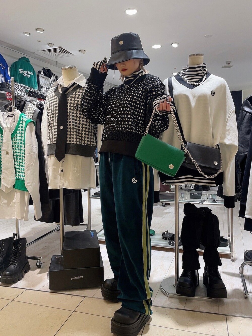 ★人気★【BASIC COTTON】★22SS LEATHER MINI BA.G★バッグ★ BASIC COTTON/ベーシックコットン】22SS LEATHER MINI BAG