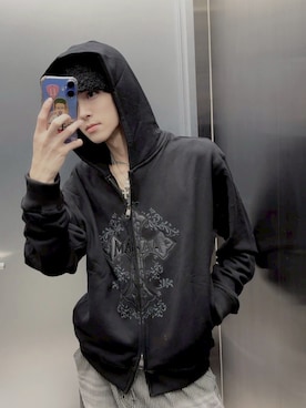 Never mind the XU / Chikashitsu+さん（メンズ・171cm）の冬コーディネート