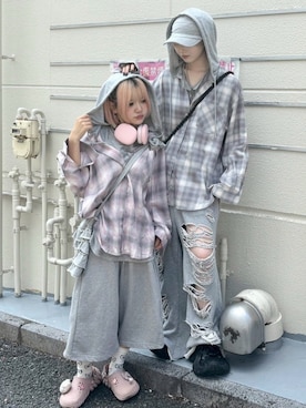 Never mind the XU / Chikashitsu+さん（骨格ナチュラル・レディース・165cm）の秋コーディネート