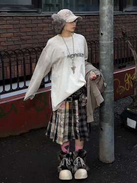 Never mind the XU / Chikashitsu+さんのコーディネート