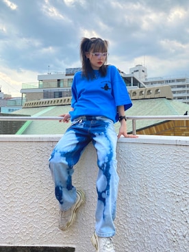 Never mind the XU / Chikashitsu+さん(レディース・164cm)の夏コーディネート