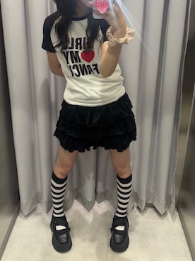 Never mind the XU / Chikashitsu+さん（レディース・158cm）の夏コーディネート