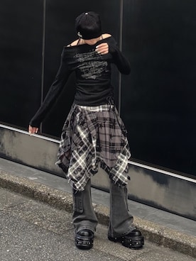 Never mind the XU / Chikashitsu+さん（レディース・159cm）の冬コーディネート