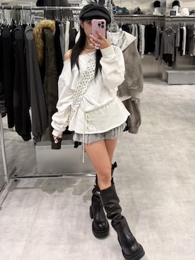 Never mind the XU / Chikashitsu+さんのコーディネート