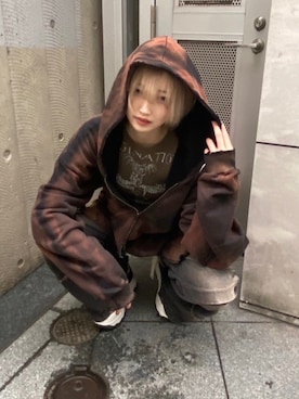 Never mind the XU / Chikashitsu+さん（レディース・162cm）の春コーディネート