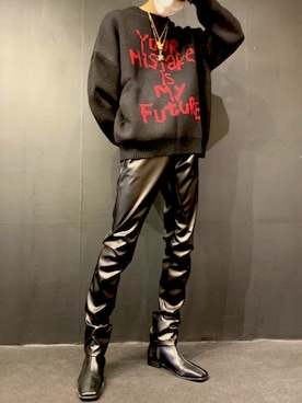 Never mind the XU / Chikashitsu+さん（メンズ・186cm）の秋コーディネート