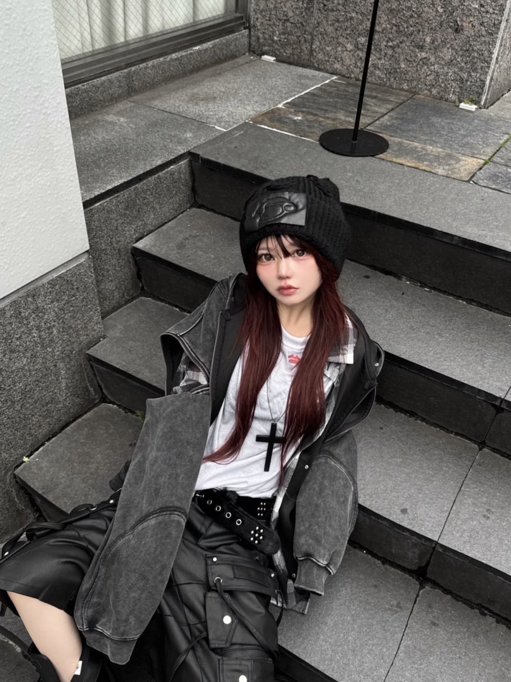 DIG YOUR OWN GRAVE ビーニー　ニット帽 DIG YOUR OWN GRAVE（ディグユアオウングレイブ）の「【DIG YOUR OWN