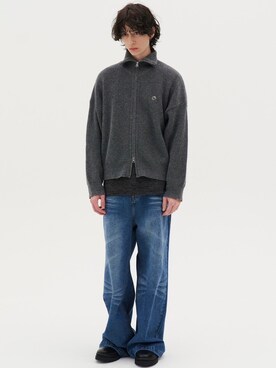 「REON STUDIO（レオンスタジオ）のアイテム（パンツ）」を使った、Never mind the XU / Chikashitsu+さん（メンズ・179cm）の秋コーディネート