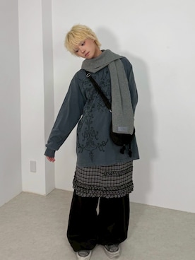 Never mind the XU / Chikashitsu+さん（レディース・164cm）の冬コーディネート