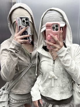 Never mind the XU / Chikashitsu+さん（レディース・160cm）の冬コーディネート