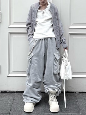 Never mind the XU / Chikashitsu+さん(メンズ・171cm)の夏コーディネート