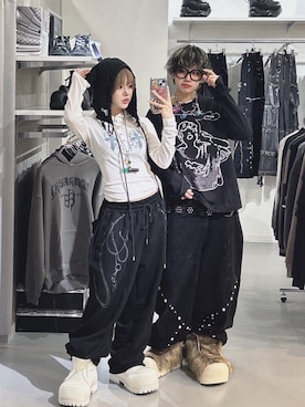 Never mind the XU / Chikashitsu+さん（レディース・165cm）の冬コーディネート