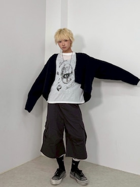 Never mind the XU / Chikashitsu+さん（メンズ・164cm）の冬コーディネート