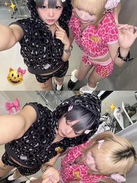 「アイテム（パーカー）」を使った、Never mind the XU / Chikashitsu+さん（レディース・153cm）の秋コーディネート