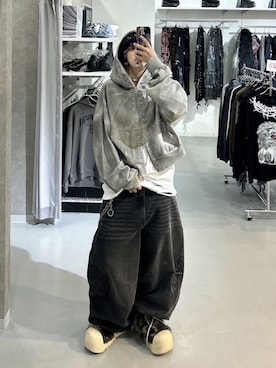 Never mind the XU / Chikashitsu+さん（レディース・165cm）の冬コーディネート