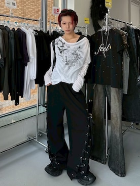 Never mind the XU / Chikashitsu+さん（骨格ナチュラル・メンズ・168cm）の秋コーディネート