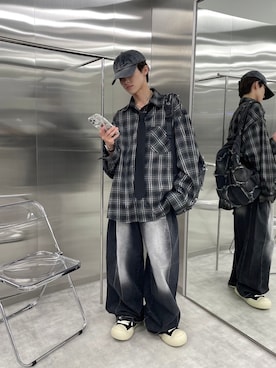 Never mind the XU / Chikashitsu+さん（メンズ・173cm）の秋コーディネート