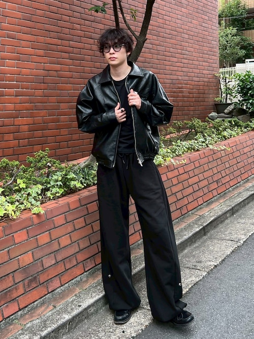 chikashitsu + スウェット　セットアップ　ブラック chikashitsu + スウェット セットアップ ブラック chikashitsu +