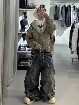 Never mind the XU / Chikashitsu+さんのコーディネート