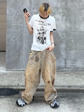 Never mind the XU / Chikashitsu+さん（骨格ナチュラル・メンズ・174cm）の夏コーディネート