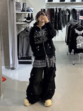 Never mind the XU / Chikashitsu+さん(レディース・165cm)の冬コーディネート