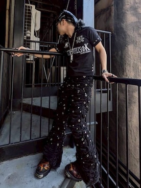 Never mind the XU / Chikashitsu+さん(メンズ・166cm)の春コーディネート