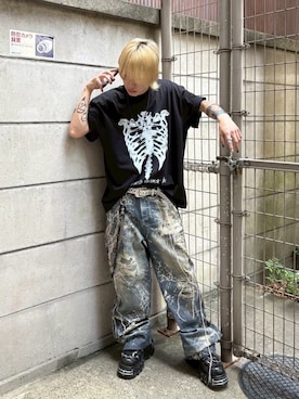 Never mind the XU / Chikashitsu+さん（メンズ・171cm）の冬コーディネート