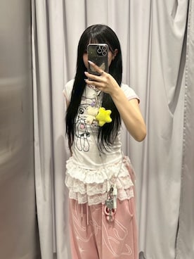 Never mind the XU / Chikashitsu+さん（レディース・158cm）の夏コーディネート