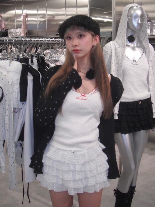 CRANK】LACE CANCAN SKIRT PANTS（スカート）｜CRANK（クランク