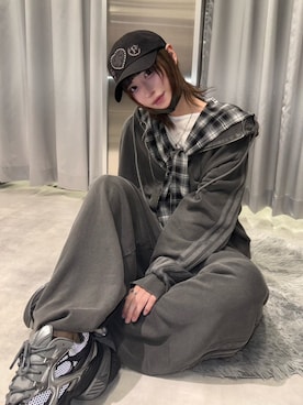 「SETUPEXE（セットアップイーエックスイー）のアイテム」を使った、Never mind the XU / Chikashitsu+さん（メンズ・172cm）の冬コーディネート