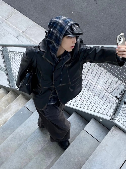 ブラウス シャツ WOMAN GLEN x BLOCK CHACK CRY レディース メンズ セール】WOMAN GLEN x BLOCK CHACK CRY（シャツ/ブラウス