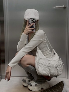 Never mind the XU / Chikashitsu+さん（レディース・160cm）の冬コーディネート