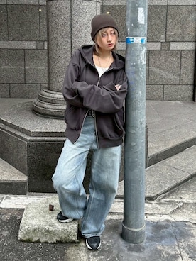 Never mind the XU / Chikashitsu+さん（レディース・158cm）の冬コーディネート