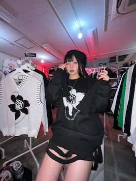 Never mind the XU / Chikashitsu+さん（レディース・154cm）の春コーディネート