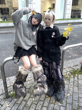 Never mind the XU / Chikashitsu+さん（レディース・163cm）の冬コーディネート