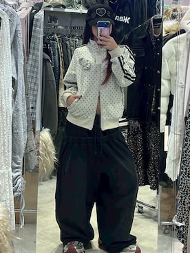 「SETUPEXE（セットアップイーエックスイー）のアイテム」を使った、Never mind the XU / Chikashitsu+さん（レディース・153cm）の秋コーディネート