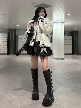 「アイテム（財布/小物）」を使った、Never mind the XU / Chikashitsu+さん（レディース・153cm）の秋コーディネート