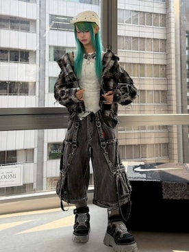 Never mind the XU / Chikashitsu+さんのコーディネート