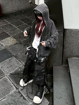 「ネックレス」｜Never mind the XU / Chikashitsu+さん（メンズ・166cm）の春コーディネート