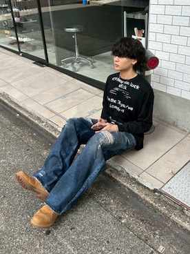 Never mind the XU / Chikashitsu+さん（骨格ウェーブ・メンズ・182cm）の夏コーディネート