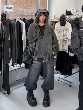 Never mind the XU / Chikashitsu+さん（骨格ナチュラル・メンズ・168cm）の秋コーディネート