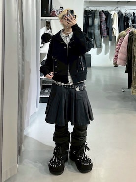 Never mind the XU / Chikashitsu+さん(レディース・165cm)の冬コーディネート