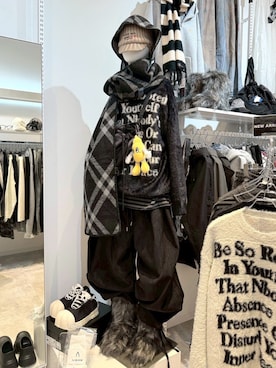 Never mind the XU / Chikashitsu+さん（レディース・160cm）の冬コーディネート