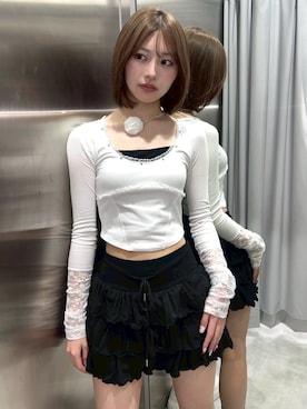 Never mind the XU / Chikashitsu+さん（レディース・164cm）の秋コーディネート